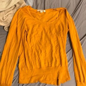 Forever 21 mustard long sleeve